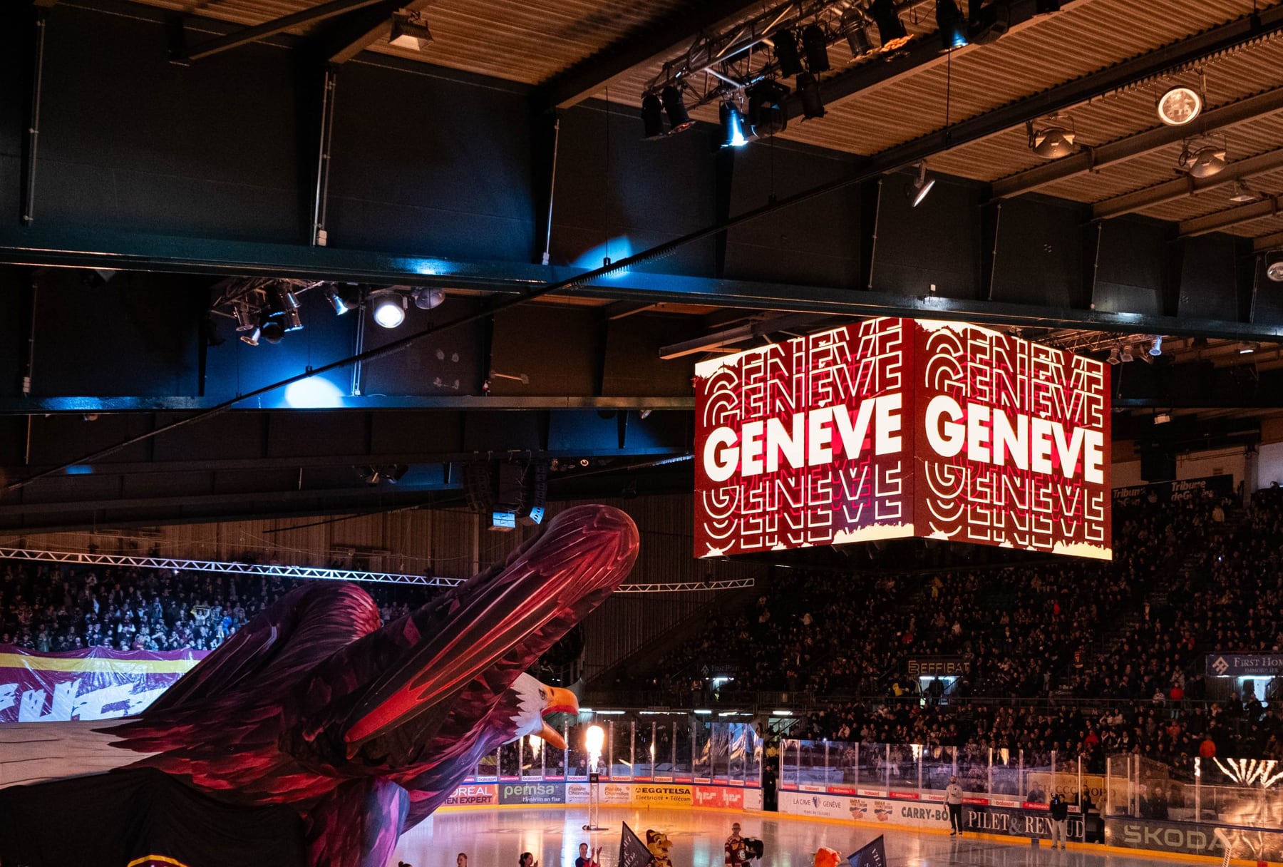 AV Fit for Champions: How an LED Video Cube Redefined GSHC’s Fan Experience — installation