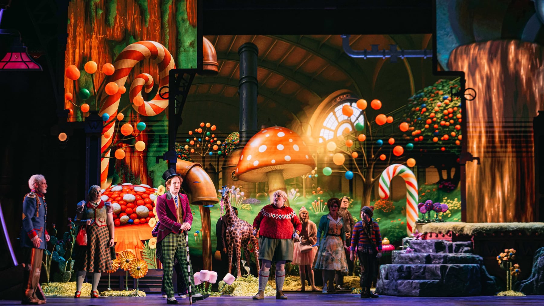 Charlie and the Chocolate Factory Musical Global Tour — installation