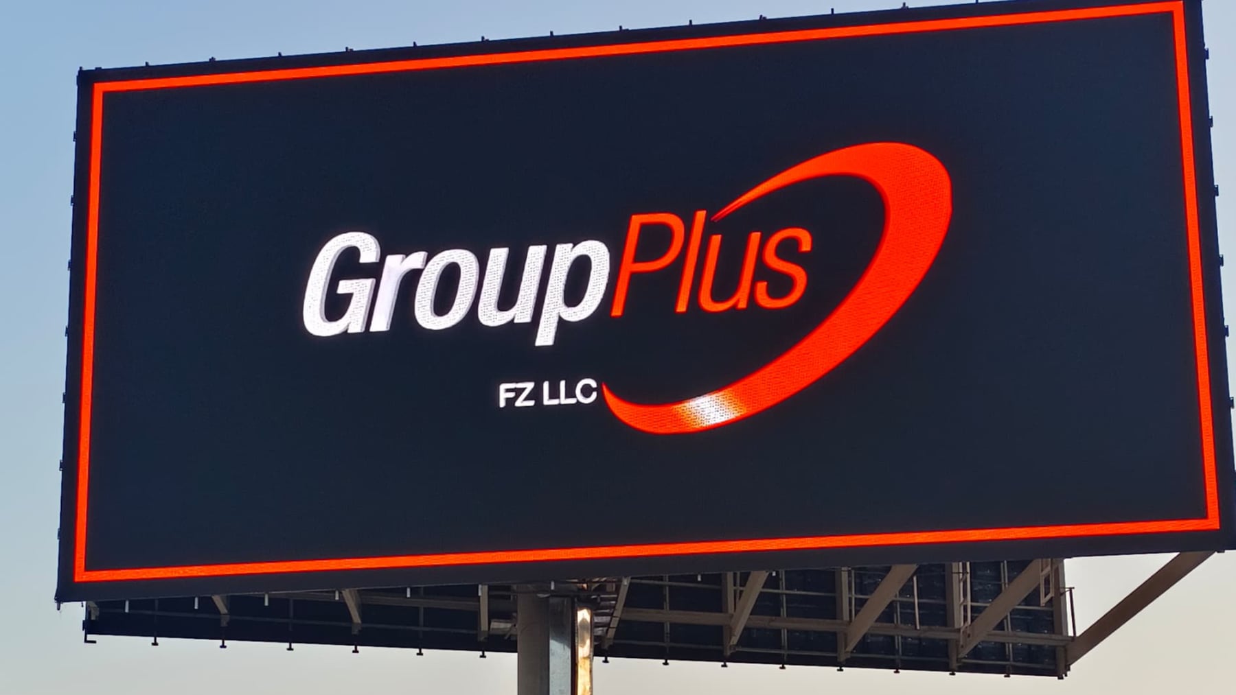 GroupPlus Increase Ads Revenue on Dubai’s AL Khail Road with Xeron — installation