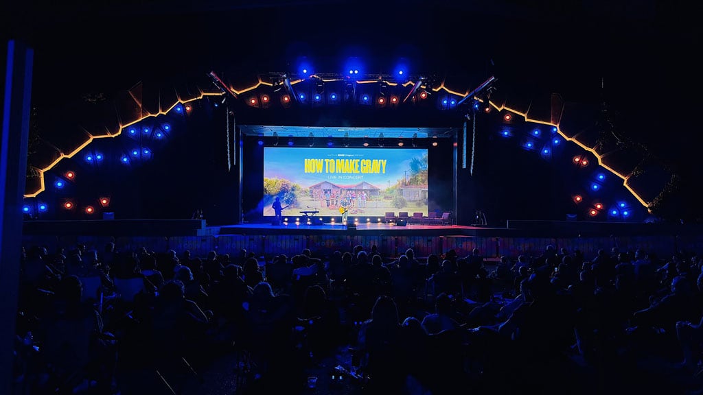 HOTA Outdoor Stage Upgrade with VuePix Xeron LED Screens — installation