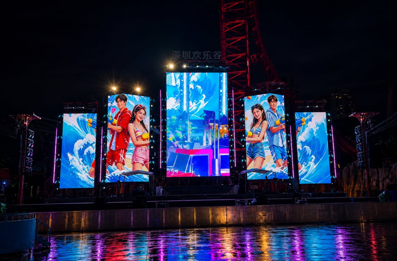 How Xeron Elevates Shenzhen Happy Valley’s Summer Festival Stage — installation