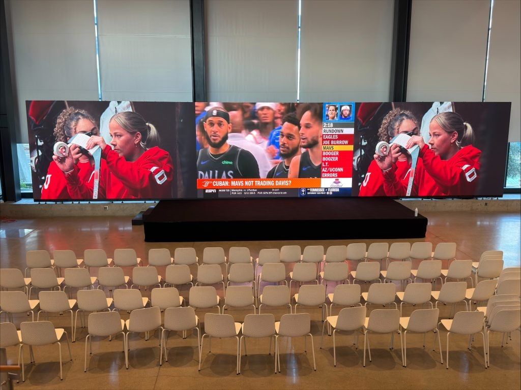 How Xeron's LED Screen Flexibility Made a Corporate Village More Villagey — installation