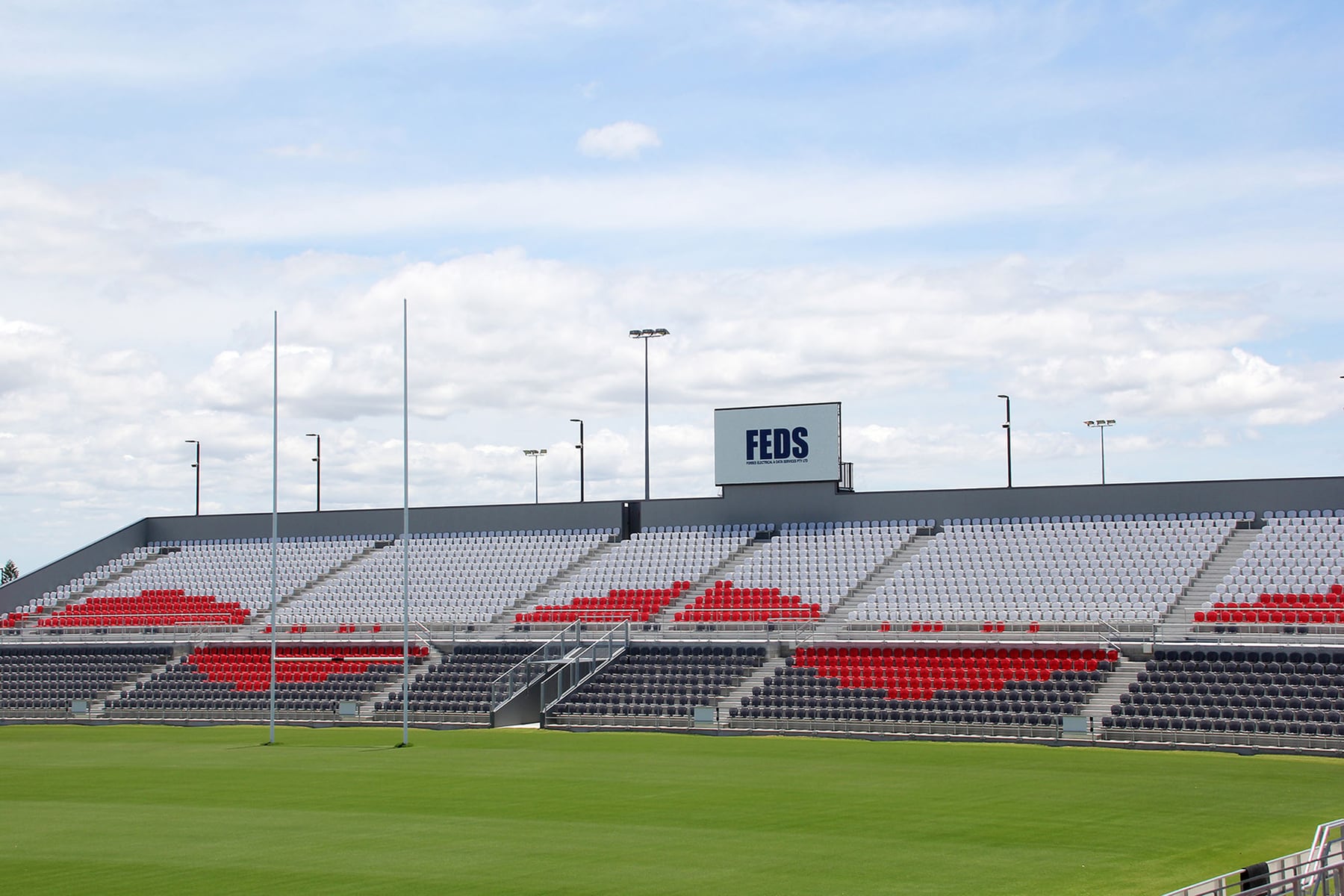 Redcliffe Dolphins Stadium — installation