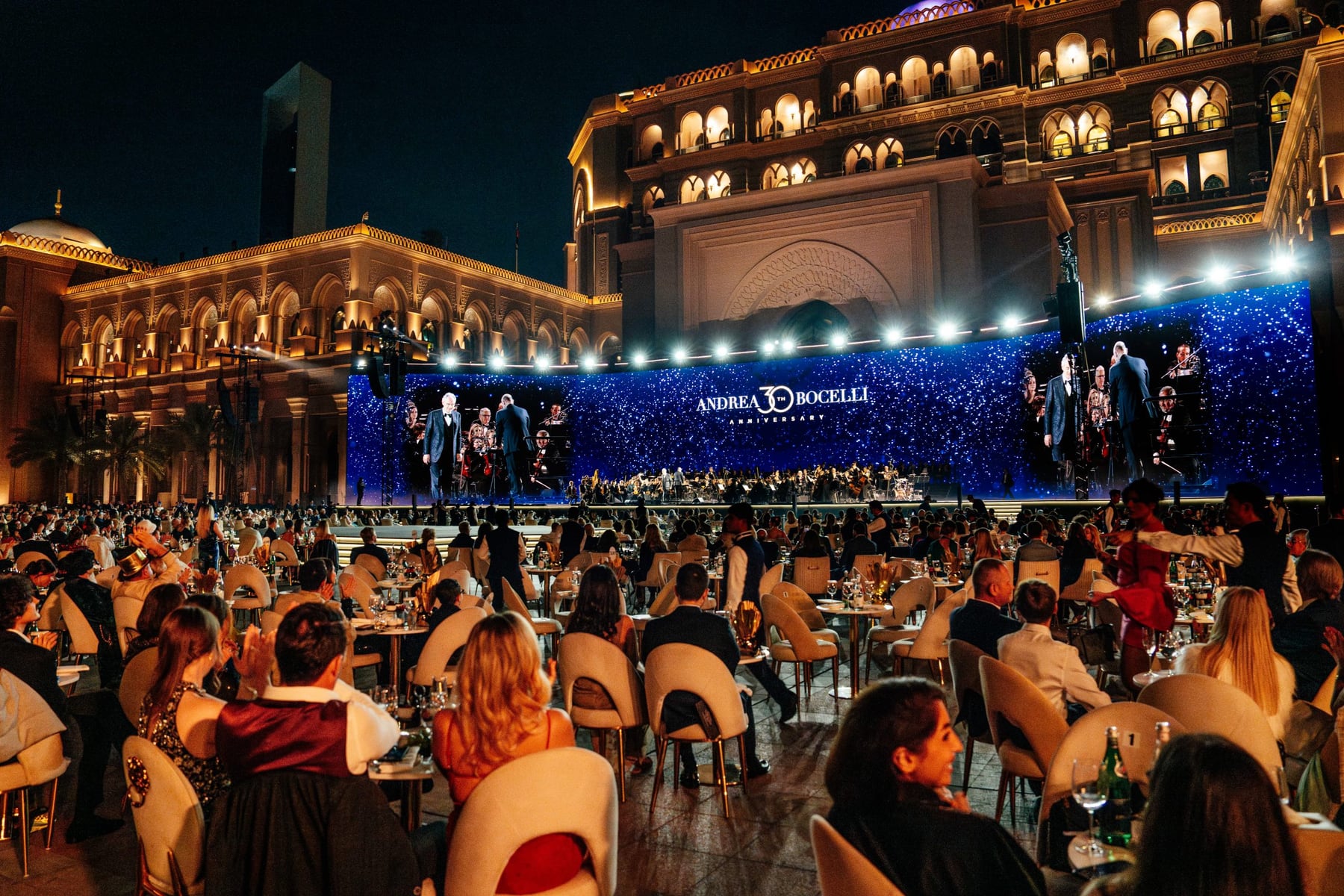 Xeron and SLS Bring LED Wall Brilliance to Andrea Bocelli’s Abu Dhabi Show — installation